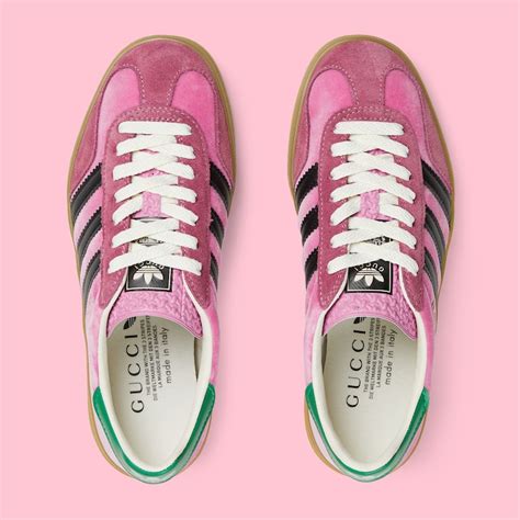 adidas gucci pink gazelle|gucci x gazelle pink velvet.